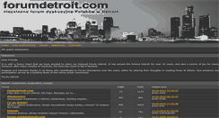 Desktop Screenshot of forumdetroit.com